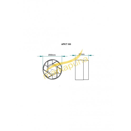 KANAL İÇİ PLASTİK FAN 10CM FANEXFAN