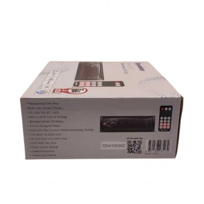 OTO TEYP 2XUSB/SD/FM/AUX/BT MEKANİKSİZ 22391