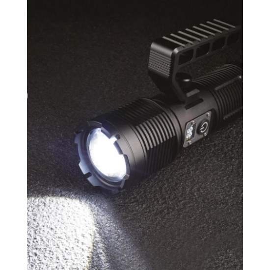 ŞARJLI EL FENERİ LEDLİ 4x18650 PİL 10000 LÜMEN, 8680215134343, [site_name]