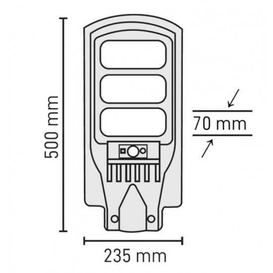 SOLAR LEDLİ SOKAK ARMT. 150 W 1650LM. 6500K, 8684101009388, [site_name]