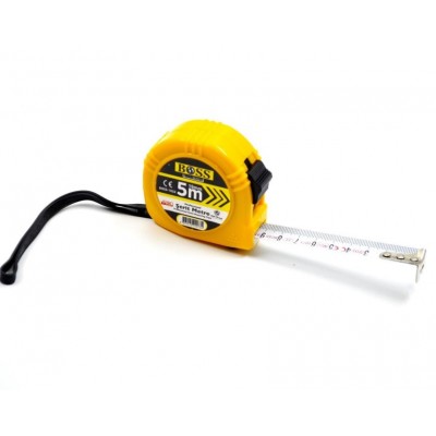 ÇELİK METRE 5 MTx19 MM SARI BOSS