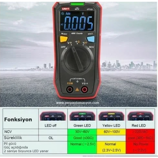 DİJİTAL MULTİMETRE CEP TİP