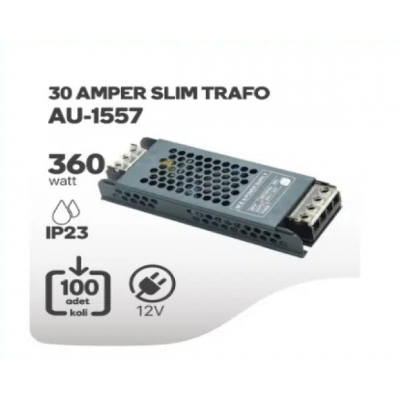 12/30000 mA 360 W DC GÜÇ TARFOSU ULTRA SLİM