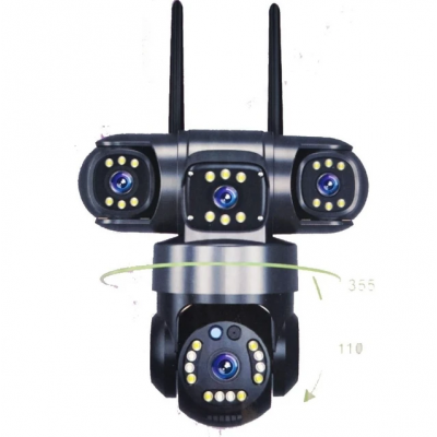 SOLAR AHD KAMERA 4G SİM KARTLI 6MP PTZ 2LENS 3GÖRÜ