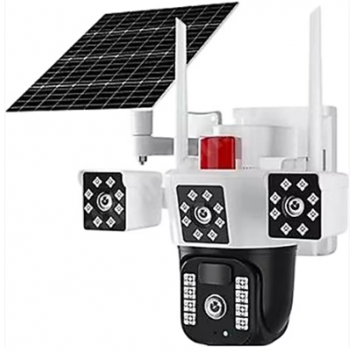 SOLAR IP KAMERA 4G SİM KARTLI 6MP PTZ DUAL LENS