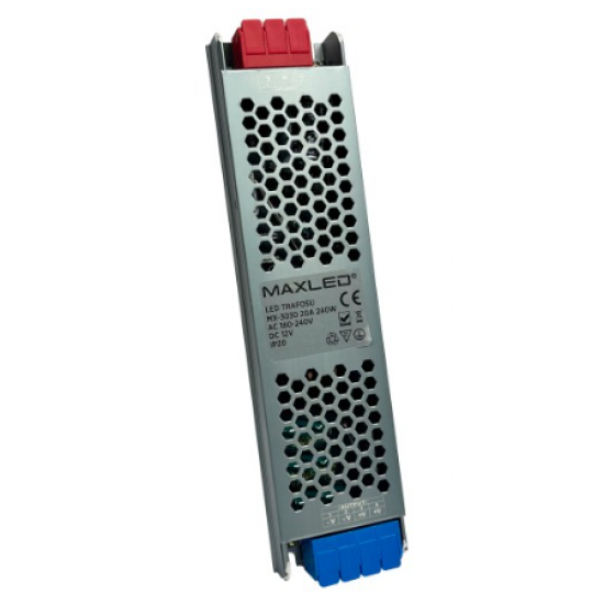 12/20000 mA 240 W DC GÜÇ TARFOSU MAXLED SLİM
