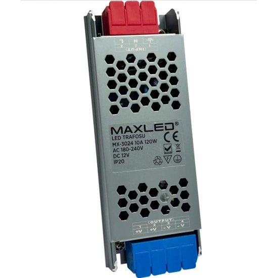12/10000 mA 120 W DC GÜÇ TRAFOSU MAXLED SLİM