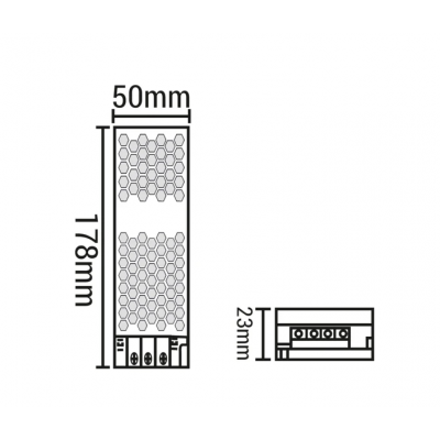 24/8500 mA 200 W DC GÜÇ TARFOSU MAXLED SLİM