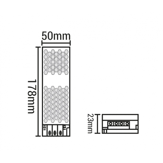 24/8500 mA 200 W DC GÜÇ TARFOSU MAXLED SLİM