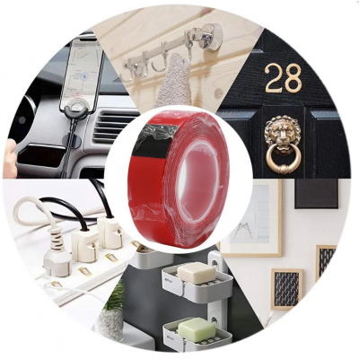 ÇİFT TARAFLI BANT ŞEFFAF EN.19MM BOY 2 METRE