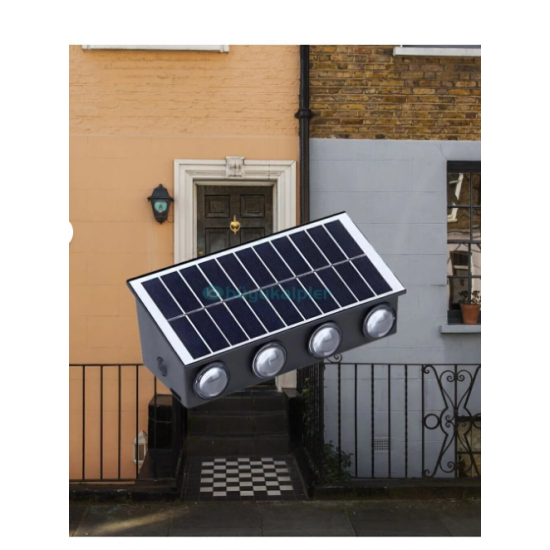 SOLAR LED APLİK DIŞ MEKAN GÜNIŞIĞI 20W KOS