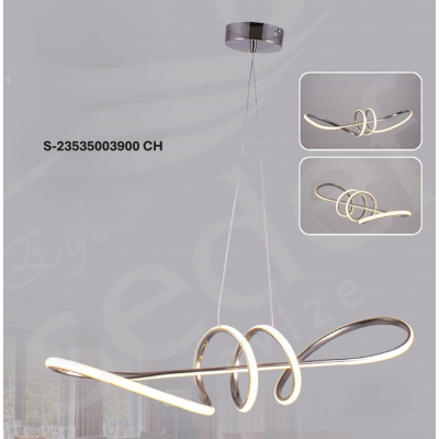 TEKLİ LEDLİ KROM AVİZE SEDEF 23535 CH