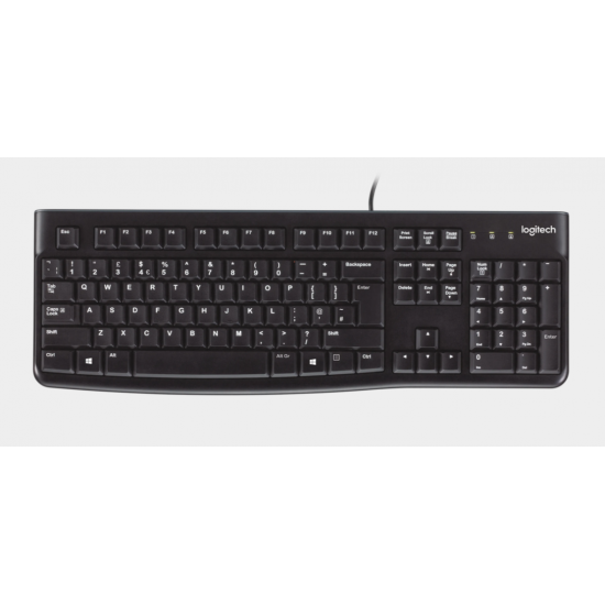 KLAVYE KABLOLU Q SİYAH USB LOGİTECH, 5099206020887, [site_name]