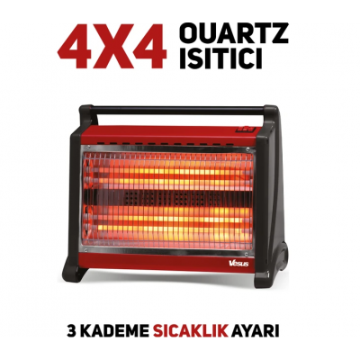 VESUS 4X4 QUATTRO 1800W ELEKTRİKLİ SOBA