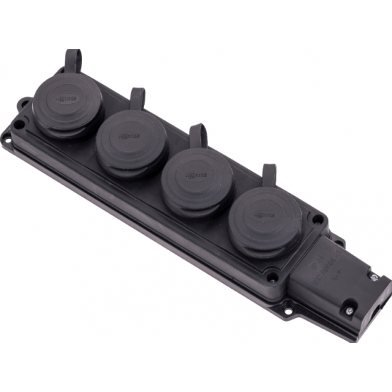 KAUÇUK PRİZ 4 MONOF.1x16 KONZA MK107