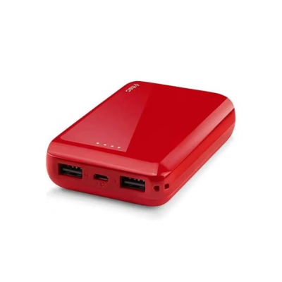 POWERBANK RECHARGER S 10.000 mAh KIRMIZI