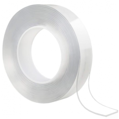 ÇİFT TARAFLI BANT ŞEFFAF 1MM 3 CM BOY 2 METRE NANO