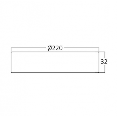 PANEL LED 18 w. YUVARLAK BRAYTRON 6500K  S/ÜSTÜ