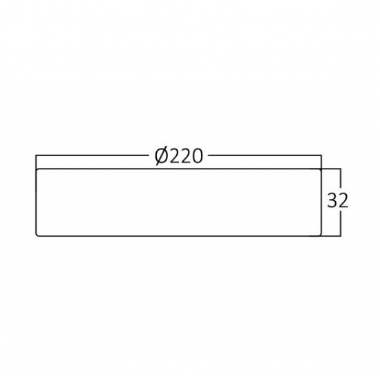 PANEL LED 18 w. YUVARLAK BRAYTRON 6500K  S/ÜSTÜ