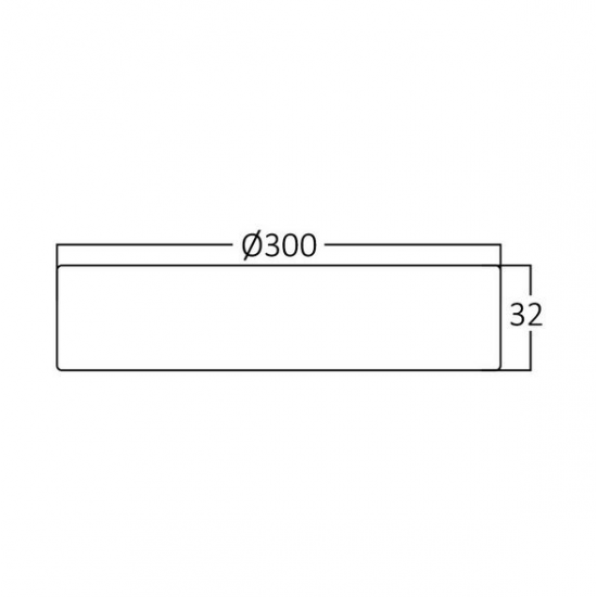 PANEL LED 24 w. YUVARLAK BRAYTRON 6500K  S/ÜSTÜ