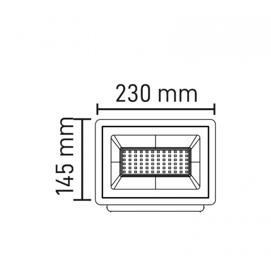 LED PROJEKTÖR 50 W COB LED MAVİ MAXLED