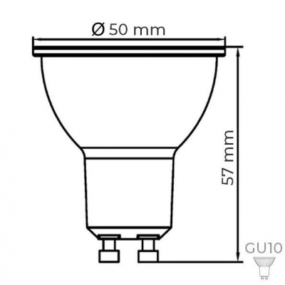 4,5 w SMD LEDLİ AMPÜL GU10 220V 4000K BRAYTRON 4,5 w SMD LEDLİ AMPÜL GU10 220V 4000K BRAYTRON