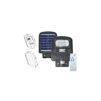 SOLAR LEDLİ SOKAK ARMT. 50 W  KUMANDALI 6400K