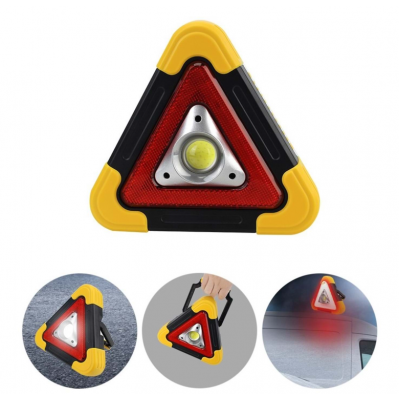 SOLAR ŞARJLI REFLEKTÖR IŞIKLI İKAZ LAMBASI