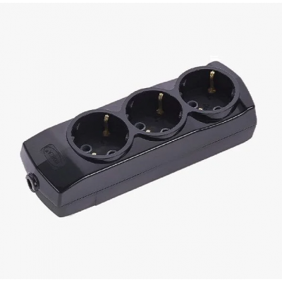 ÜÇLÜ TOP.GRUP PRİZ KLMNS. SİYAH KONZA