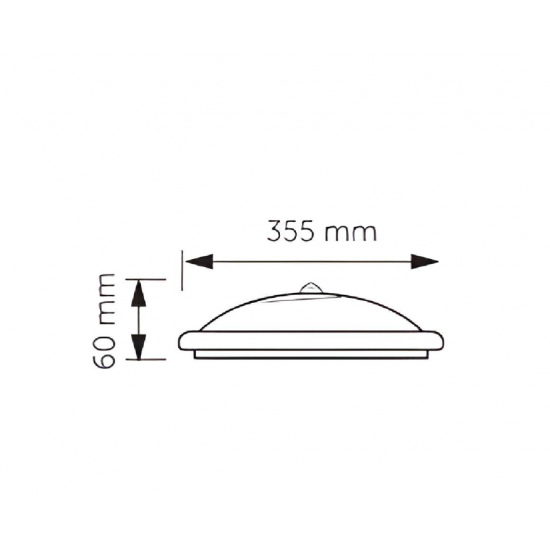 LED TAVAN ARMATÜR SENSÖRLÜ 18W 6500K STANDART MDL