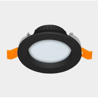 PANEL LED  8 w. YUVARLAK SİYAH KASA 6500K S/ALTI