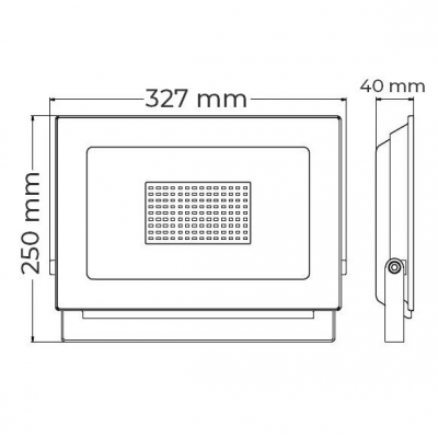 LED PROJEKTÖR 100 W SMD 3000 K BRAYTRON IP65