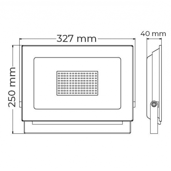 LED PROJEKTÖR 100 W SMD 3000 K BRAYTRON IP65