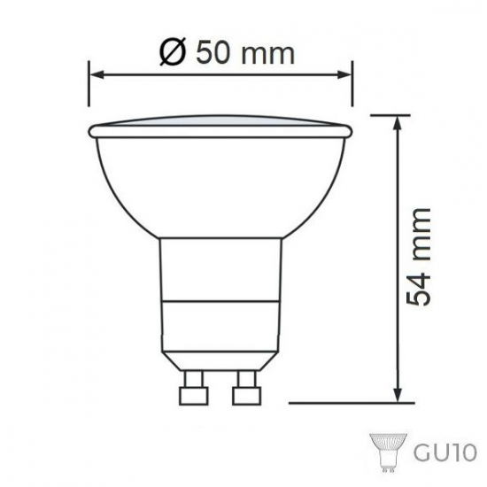 10 w SMD LEDLİ AMPÜL GU10 220V 6500K HOROZ