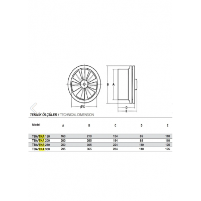 ASPRT.30 CM SAÇ KAPAKLI ED-SON-FANSAN TKA-300 ASPRT.30 CM SAÇ KAPAKLI ED-SON-FANSAN TKA-300
