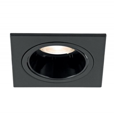 SPOT ARMATÜR MR16 SIVA ALTI GATA SİYAH KASA KARE