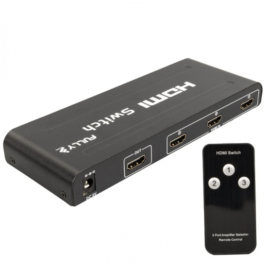 HDMI SWİTCH 3 PORT FULLY G-538H