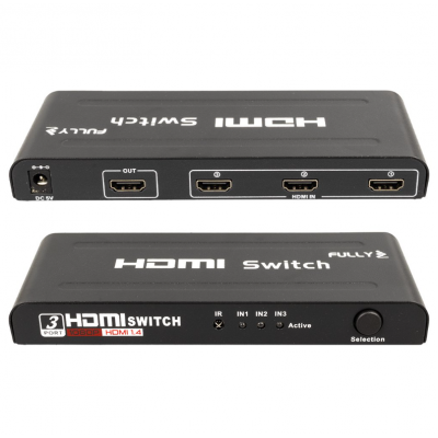 HDMI SWİTCH 3 PORT FULLY G-538H