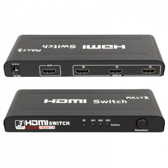 HDMI SWİTCH 3 PORT FULLY G-538H