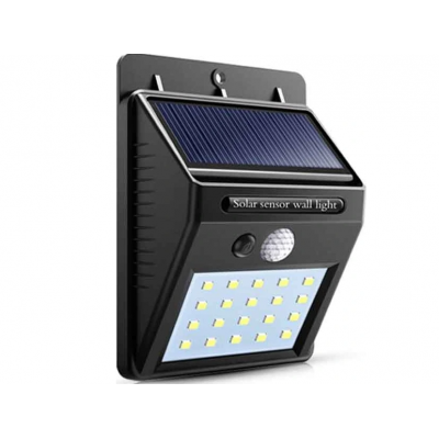SOLAR LED APLİK 15W SENSÖRLÜ BEYAZ IŞIK