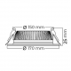 PANEL LED 18 w. YUVARLAK BRAYTRON 3000K S/ALTI PANEL LED 18 w. YUVARLAK BRAYTRON 3000K S/ALTI