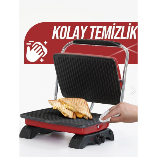 TOST MAKİNESİ GRANİT IZGARA 1800 W 180 DRC