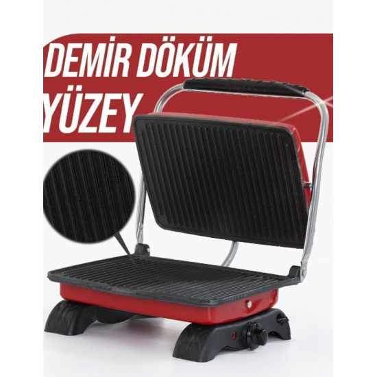 TOST MAKİNESİ GRANİT IZGARA 1800 W 180 DRC