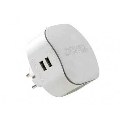 AKIM KORUMALI ÜÇLÜ PRİZ+2 USB POWERMASTER AKIM KORUMALI ÜÇLÜ PRİZ+2 USB POWERMASTER