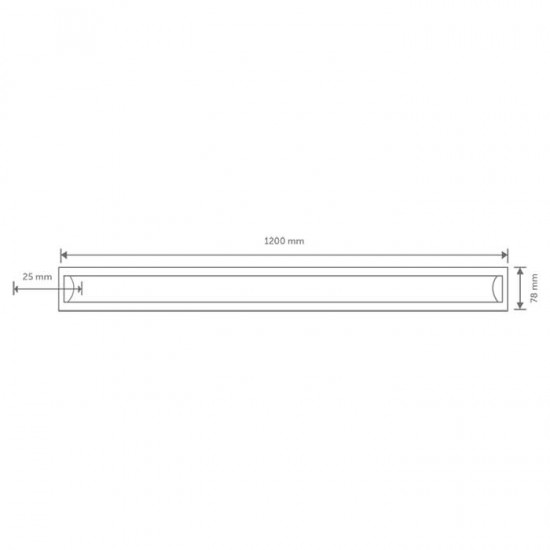 LED BANT ARMATÜR 36 W İNOLED 3000K (120 cm)