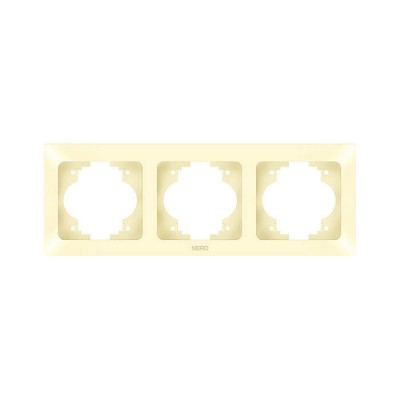 ARAS BEJ  ÜÇLÜ YATAY ÇERÇEVE