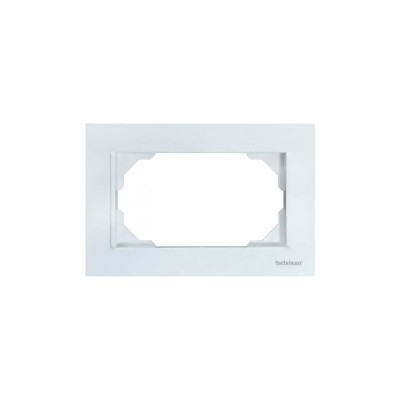 BYOBU BEYAZ. İKİLİ PRİZ ÇERÇEVE