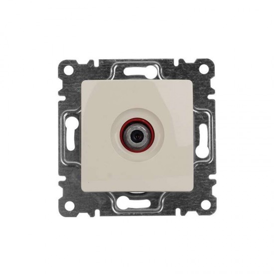 DEFNE KREM UYDU PRİZİ TEKLİ (F KONN) MODÜL KAPAK, 8694407164841, [site_name]