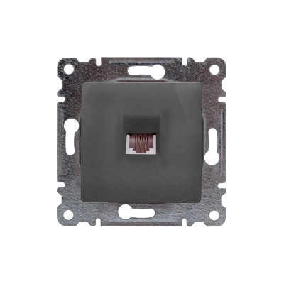 DEFNE FÜME NÜMERİS TELEFON PRİZİ MODÜL VE KAPAK