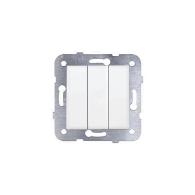 KARRE BEYAZ ÜÇLÜ ANAHTAR(MODÜL TUŞ)